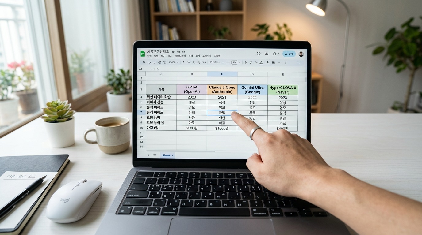 최신 AI 챗봇 비교 분석