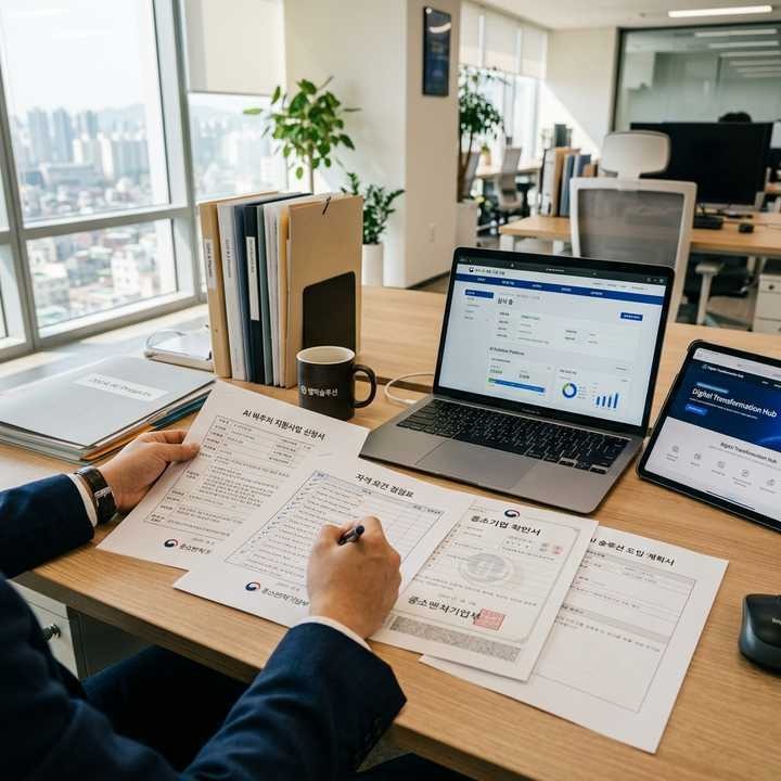 중소기업 AI 바우처 지원금 자격조건