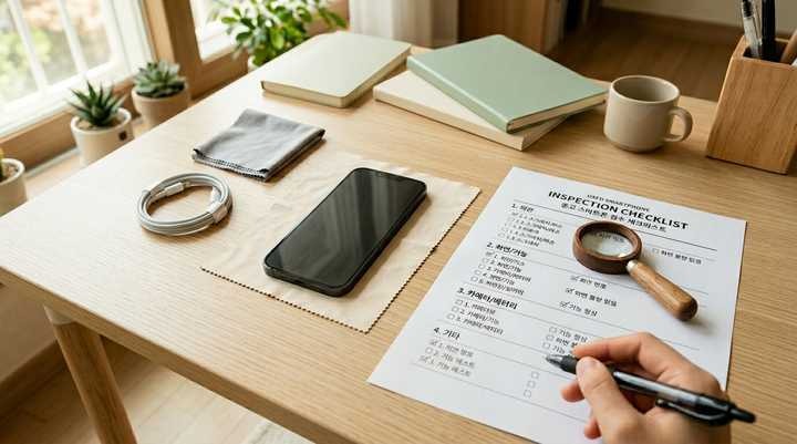 중고폰 구매 가이드 확인사항 — 중고폰 구매 확인사항 7가지 — 사기 안 당하는 체크리스트 (2026년)