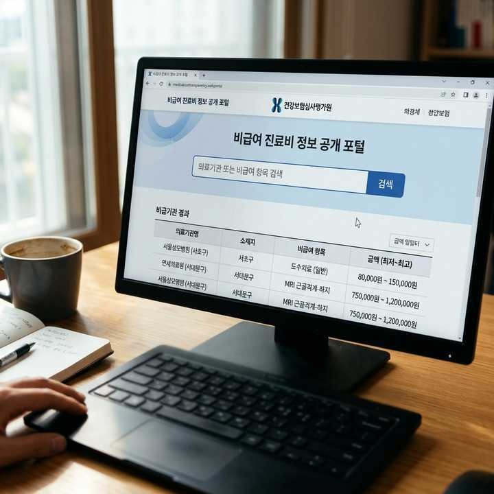 비급여 진료비 확인 비교 사이트