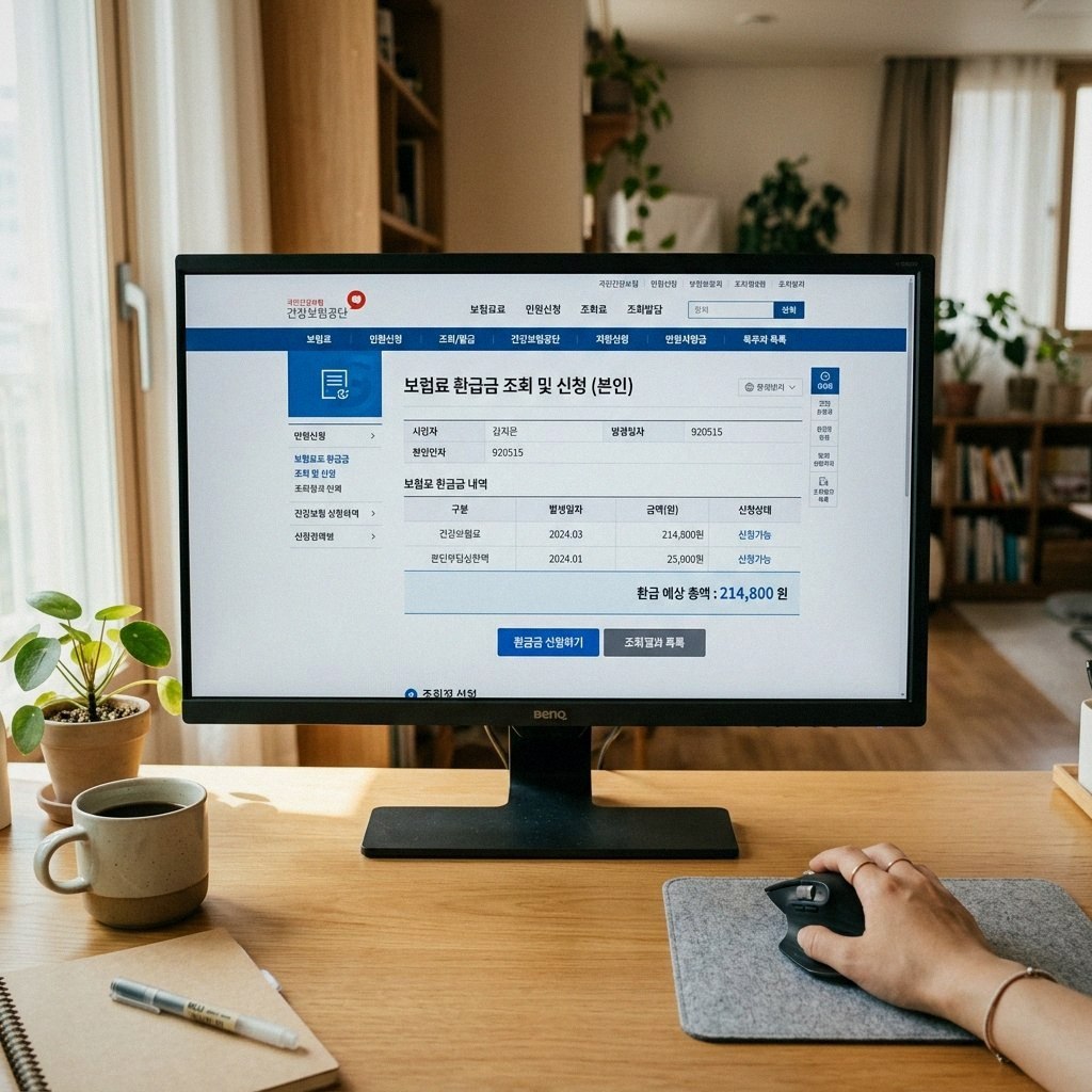 건강보험료 환급금 조회 방법