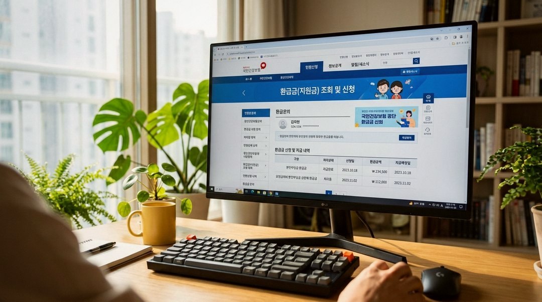 건강보험료 환급금 조회 신청