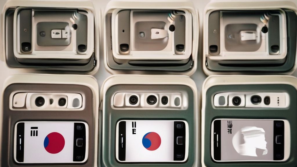 한국의 젊은 직장인들이 사무실 책상에서 전자레인지용 간편식 도시락을 먹고 있는 모습